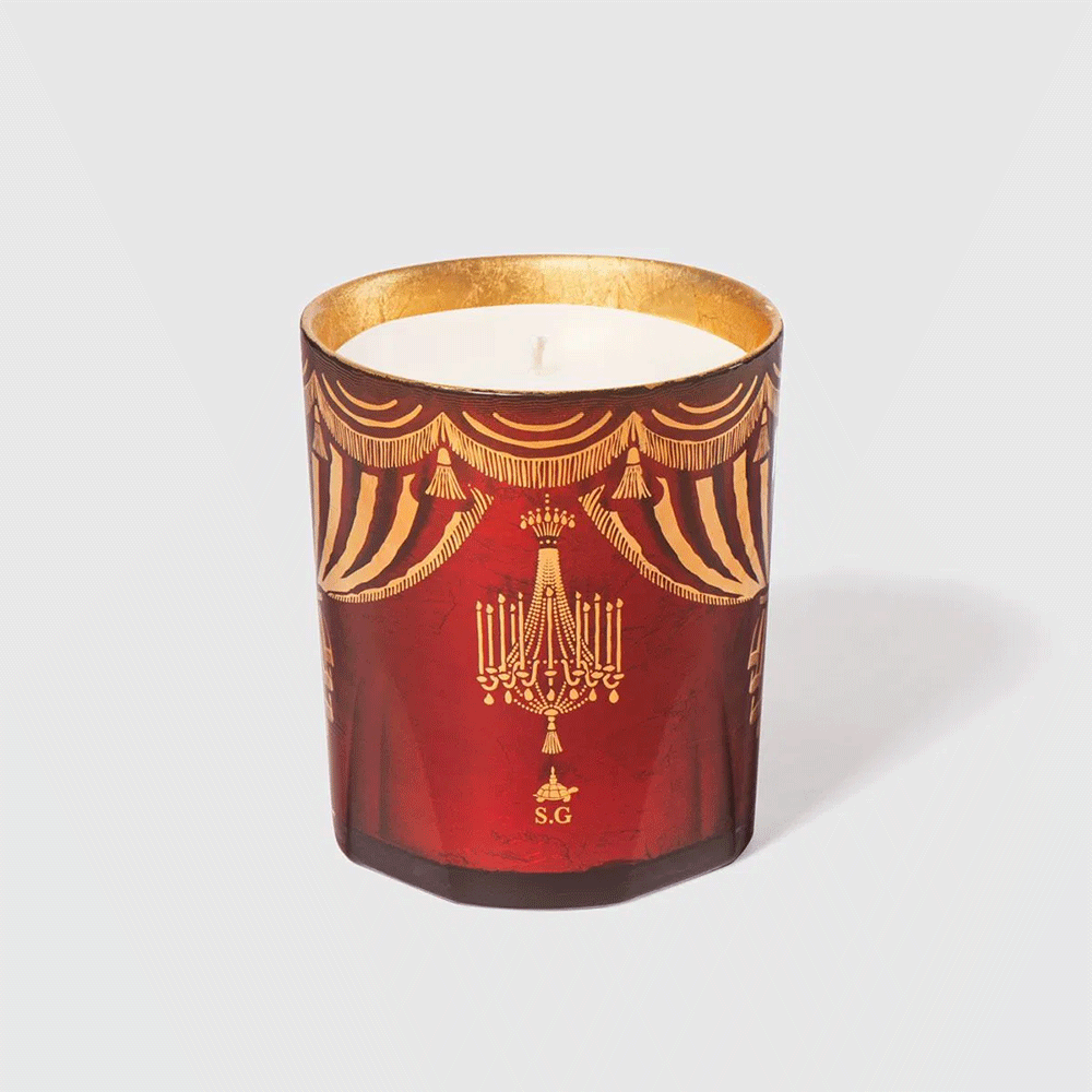 Duftkerze SERDAR - Gloria Classique_Weihnachtsduft 2024 von Trudon im Farbton Rot