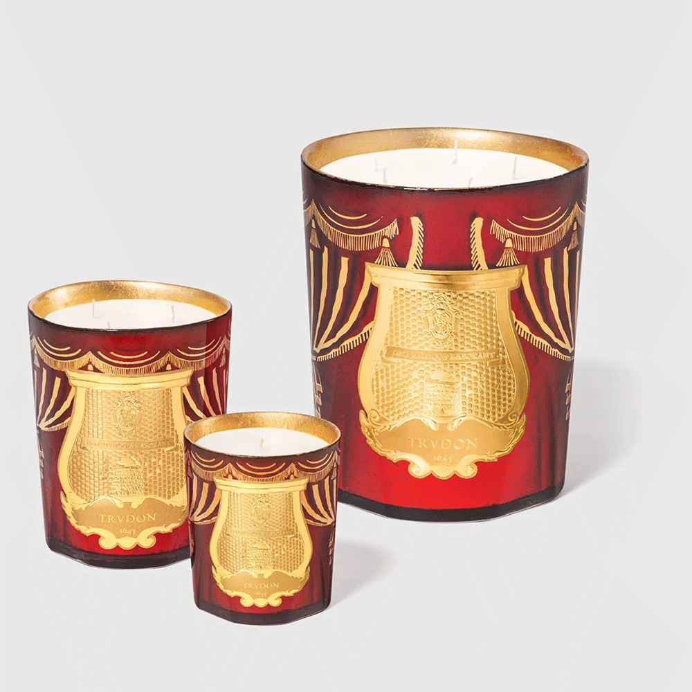 Duftkerze SERDAR - Gloria Classique_Weihnachtsduft 2024 von Trudon im Farbton Rot