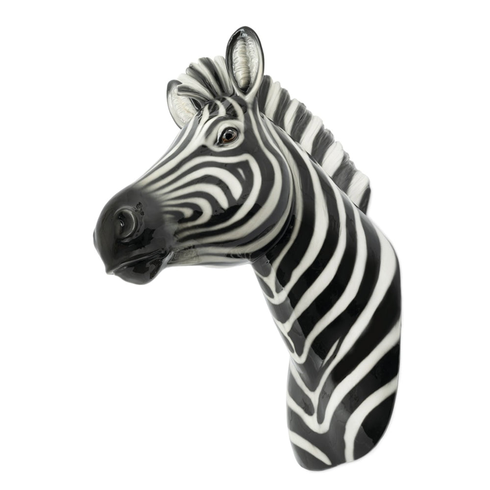 Ceramic animal head - zebra