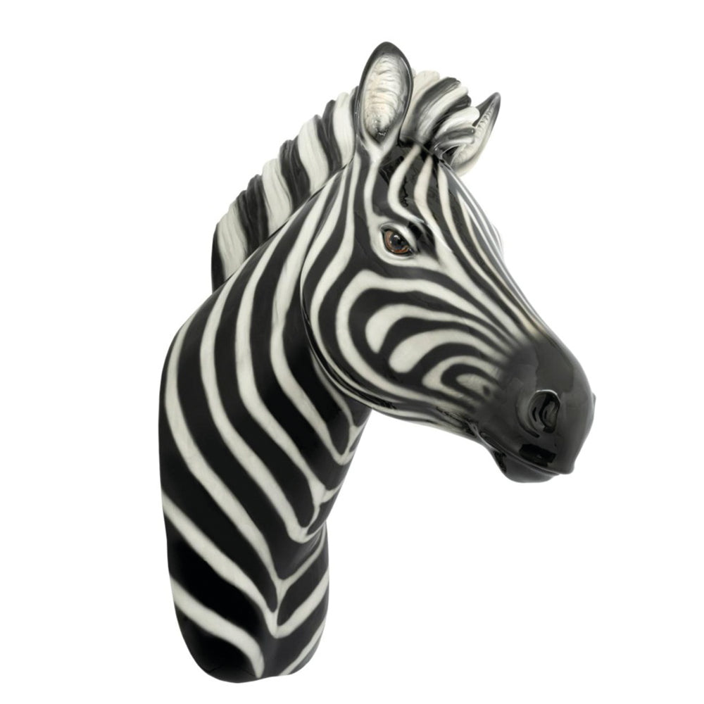 Ceramic animal head - zebra