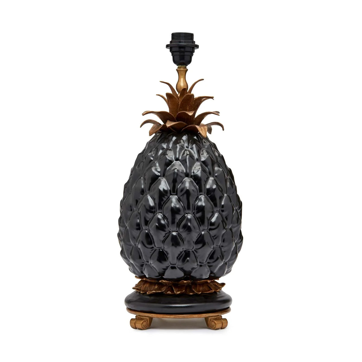 Lampenfuss Ananas von House of Hackney im Farbton schwarz