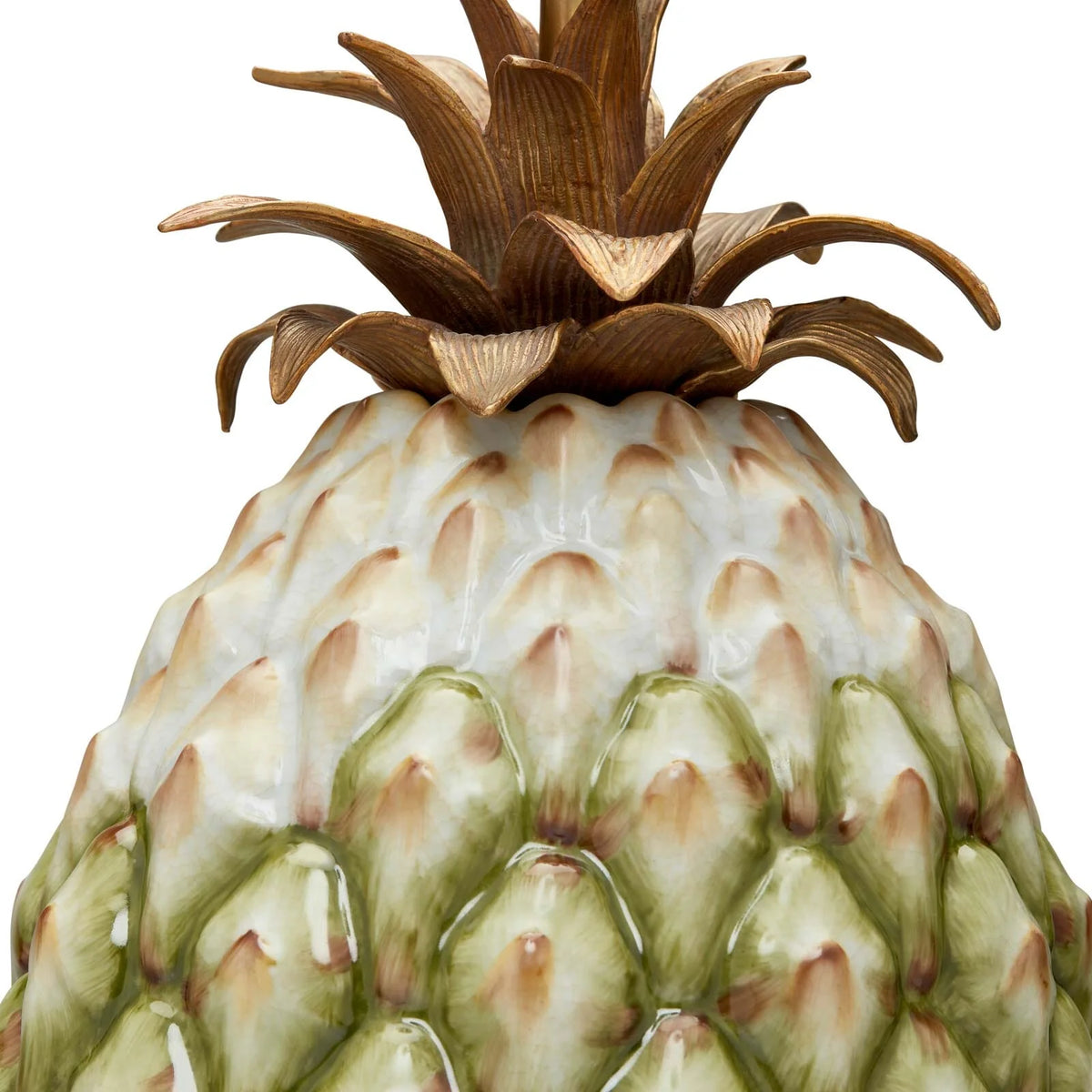 Lampenfuss Ananas von House of Hackney im Farbton grün weiss