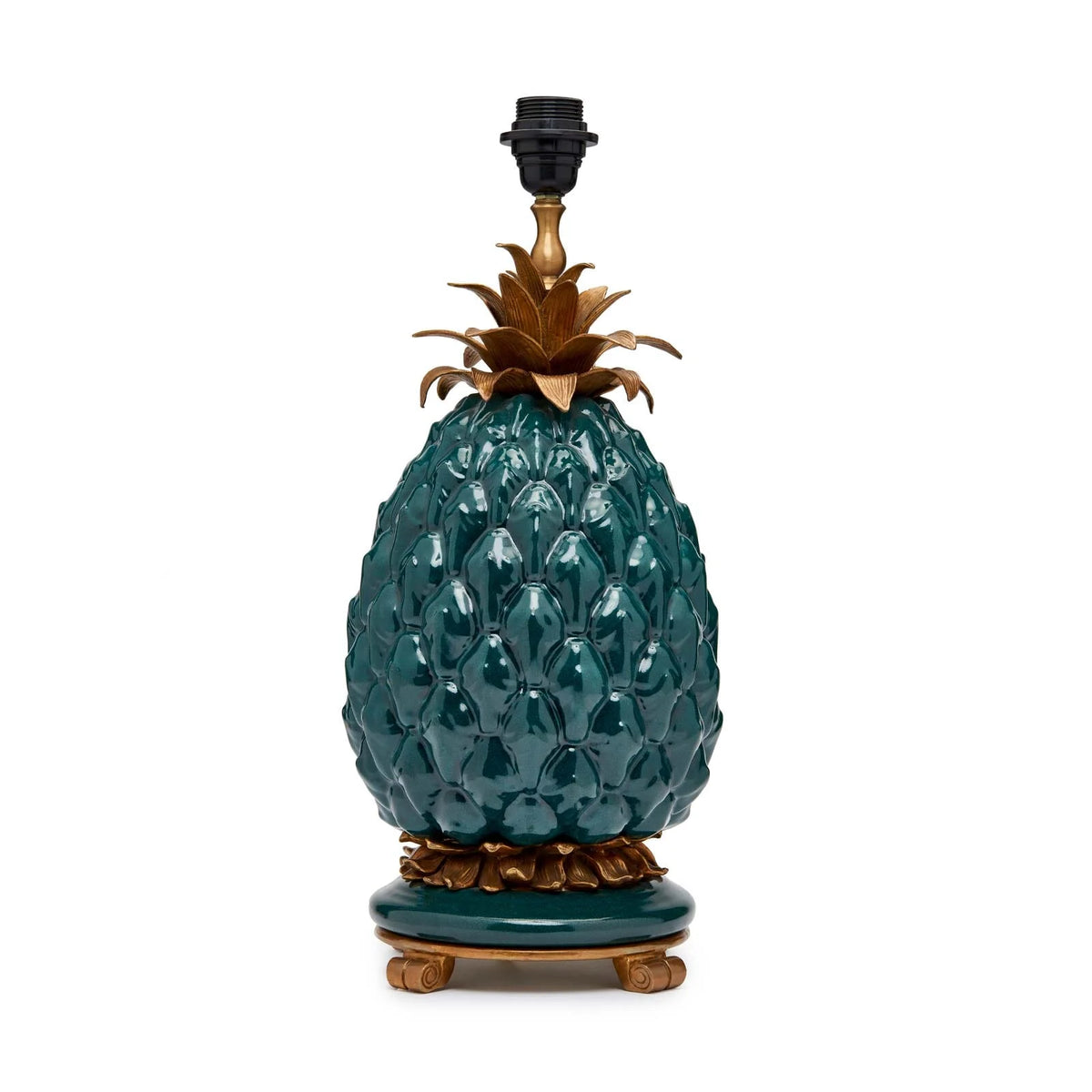 Lampenfuss Ananas von House of Hackney im Farbton petrol