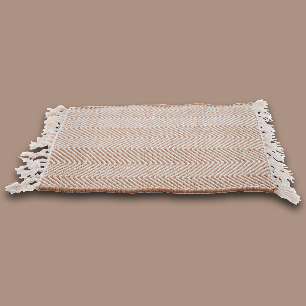 Tischset im Farbton Macchiato, dunkel beige von FROHSINN