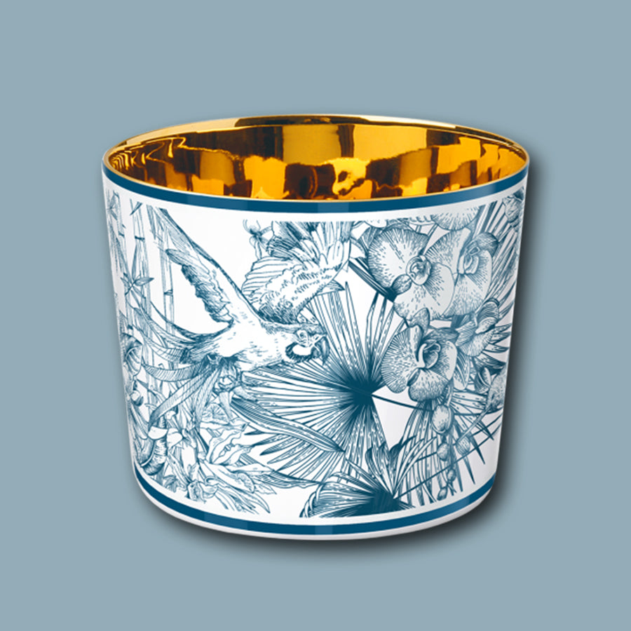 Champagnerbecher SIP OF GOLD Paraíso Blue, Motiv: Monkey von Sieger by Fürstenberg