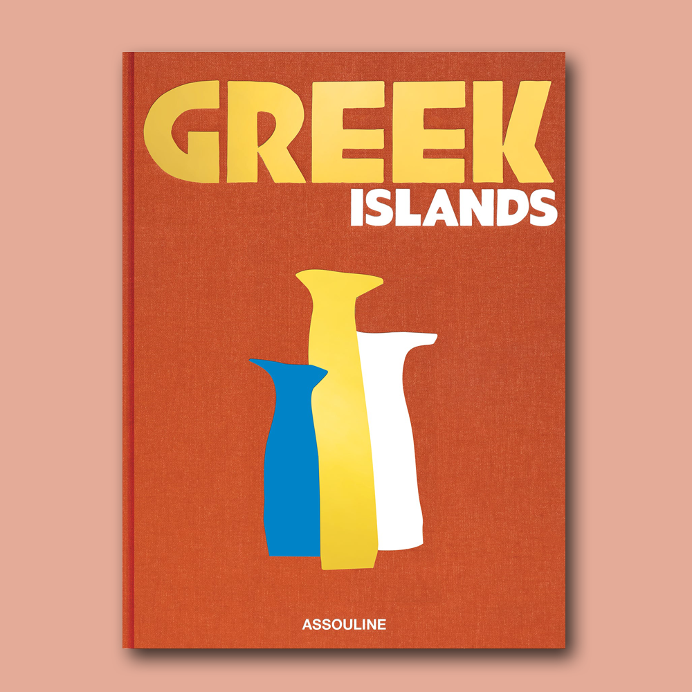 Buch Greek Islands von ASSOULINE, Frontfarbe in orange