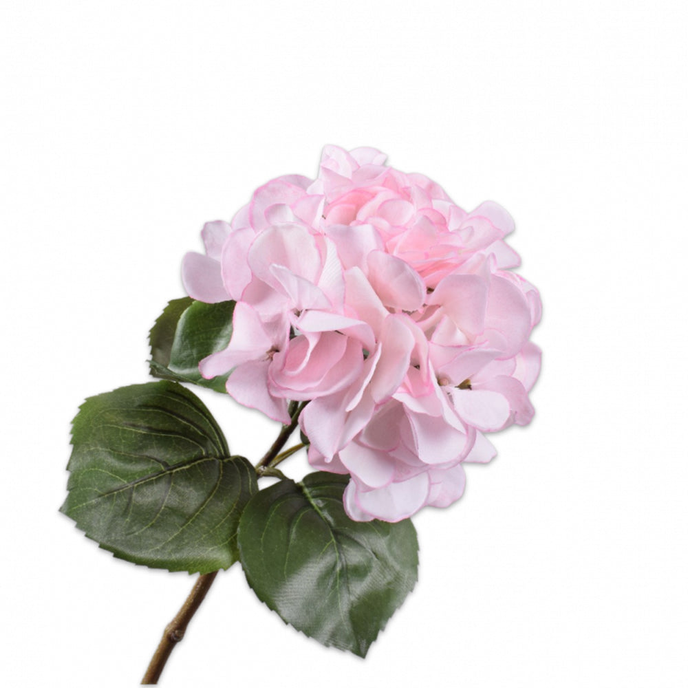 Kunstblume Hortensie Stiel im Farbton Rosa von Silk-ka