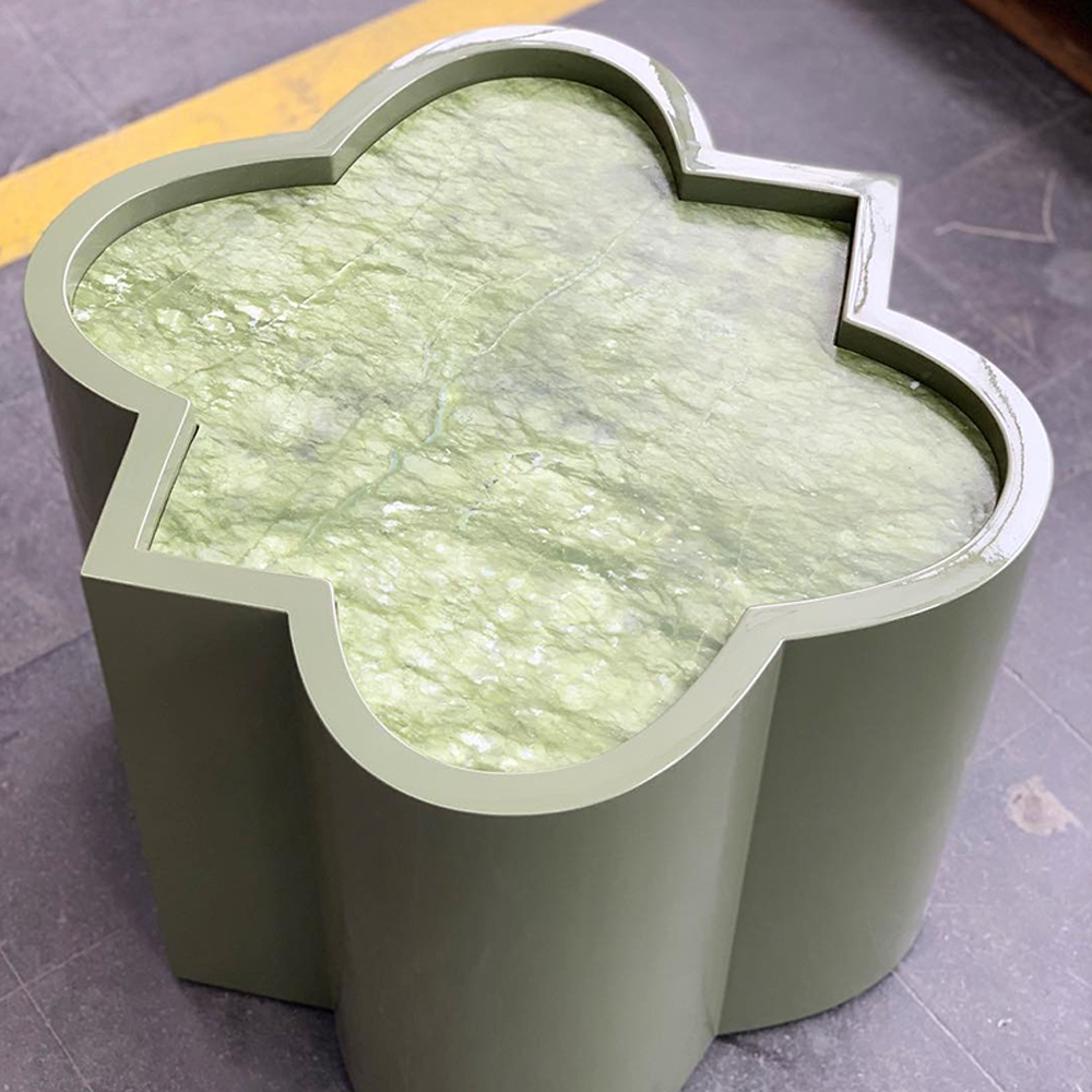 Beistelltisch ICON aus Marmor - Verde Ming