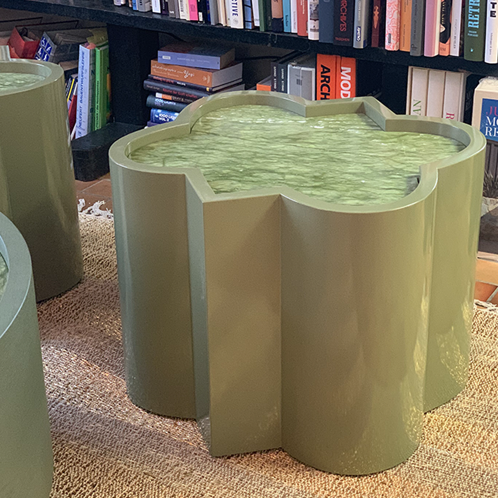 Beistelltisch ICON aus Marmor - Verde Ming