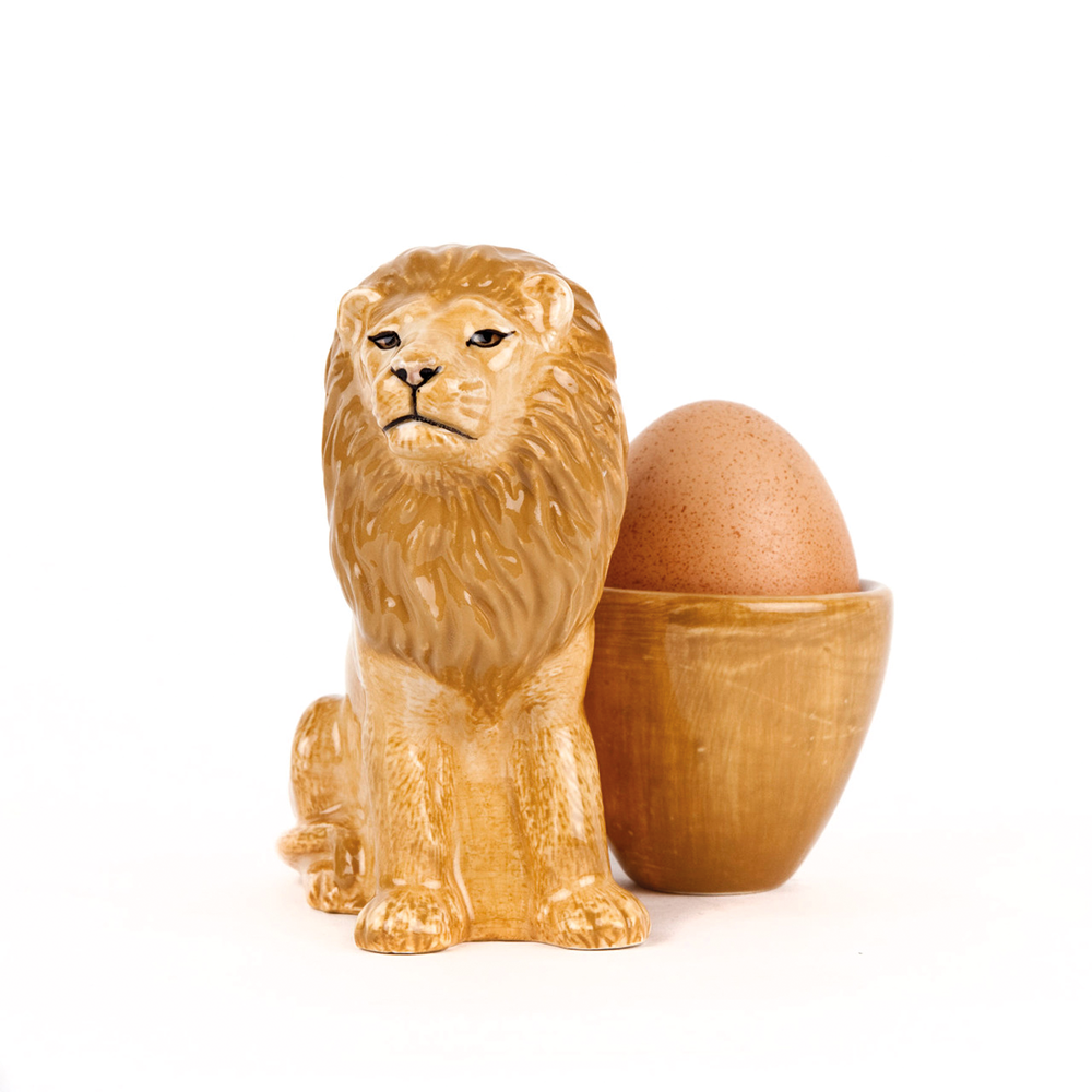Ceramic egg cup - lion