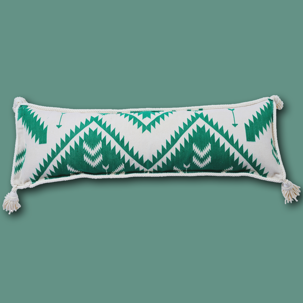 Kissen TASSEL NO HASSLE - basil - Freisteller