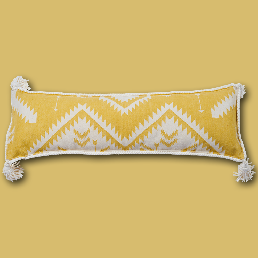 Kissen TASSEL NO HASSLE - saffron - Freisteller