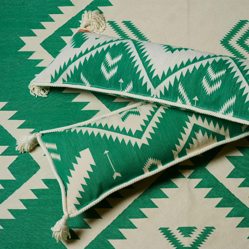 Kissen TASSEL NO HASSLE - basil - mood1