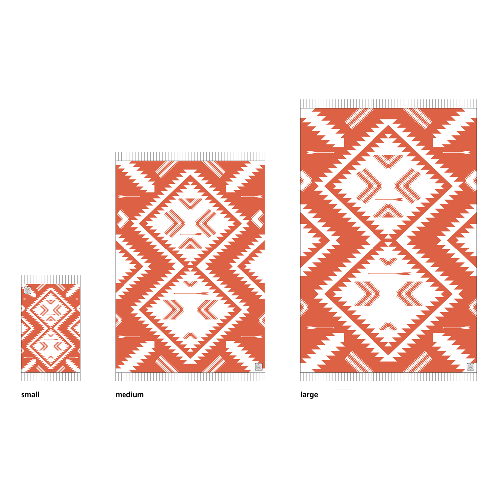 Rug NAVAJO - carrot