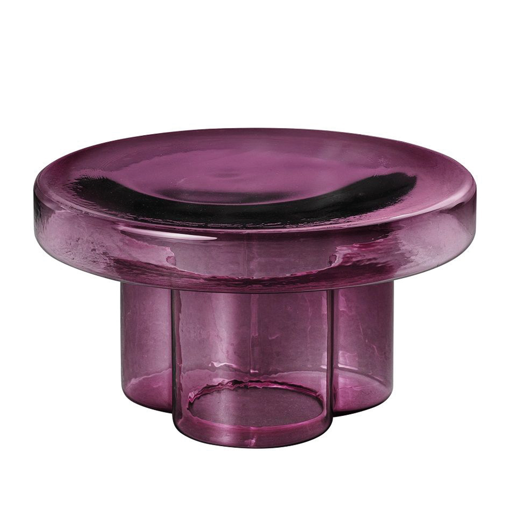 Coffee table SODA glass - purple
