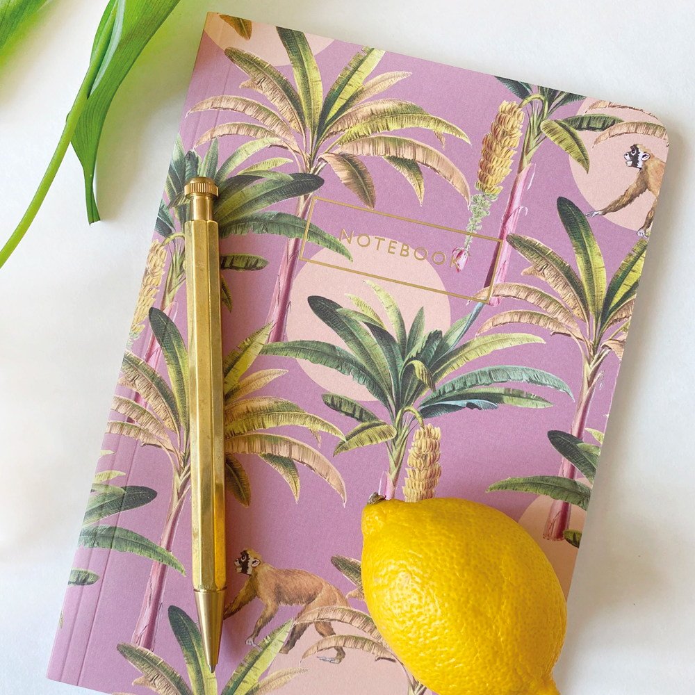 Notizbuch A5 - Purple Banana