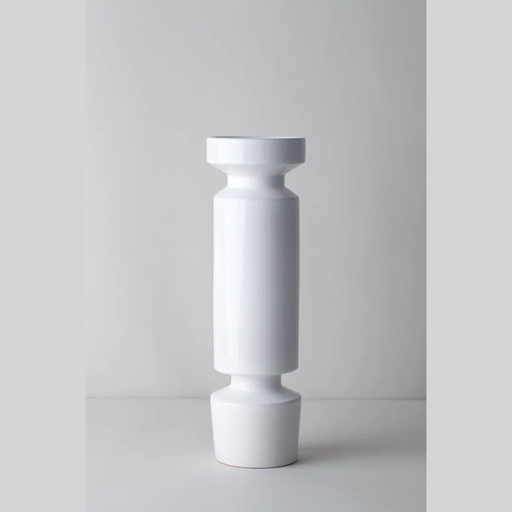 Vase LINCK aus Keramik, V16/4 weiss von Linck Keramik