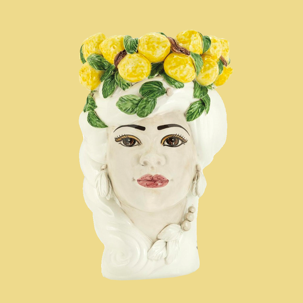 Moro Vase Head Zitrone