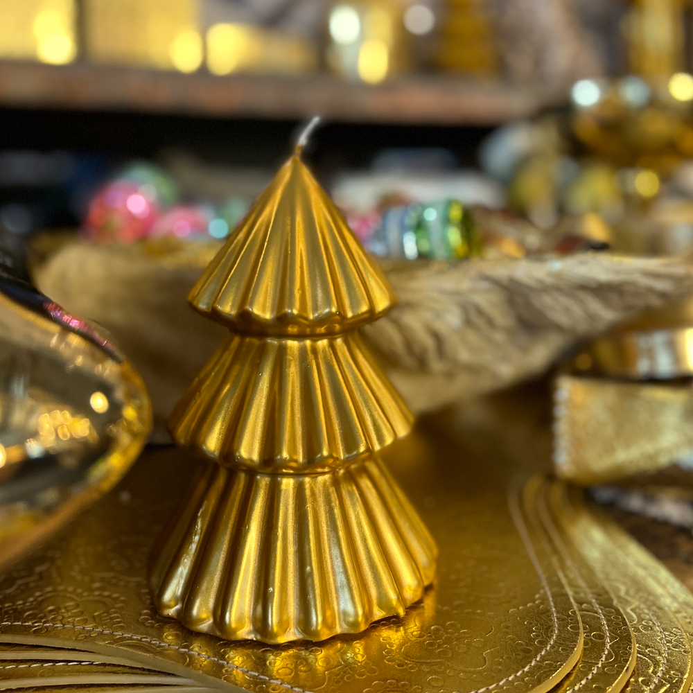 Kerze Tannenbaum ALBERO TOKYO - gold