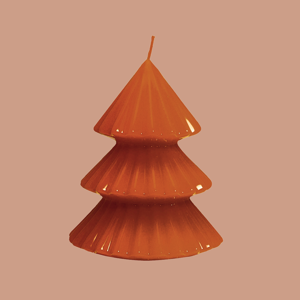 Die exklusiven Graziani Kerzen orange im Weihnachtsbaum Motiv, sind durch ihren besonderen Glanz und brilliante Farbe ein echter Hingucker in jedem zu Hause. Sie werden mit über 200 Jahren Tradition von Hand in Italien gefertigt.
