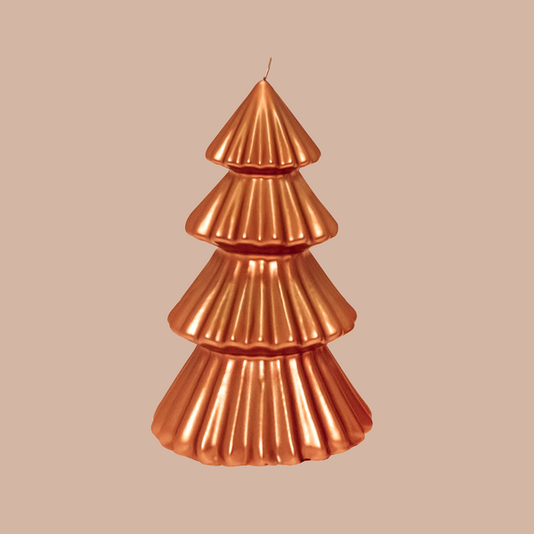 Kerze Tannenbaum ALBERO TOKYO kupfer FROHSINN