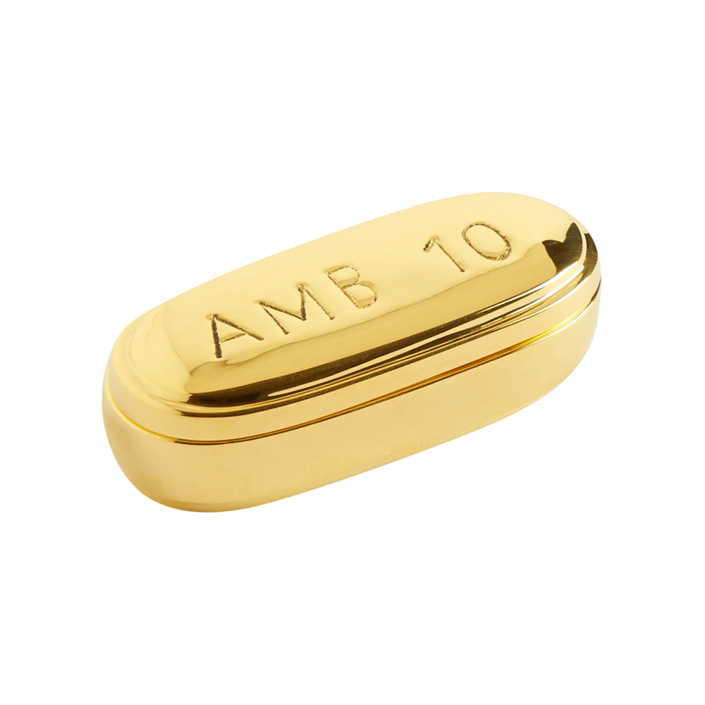 Brass Pill Box - Ambien