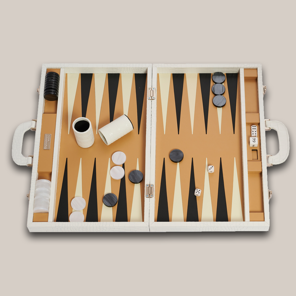 Backgammon Koffer - POLAR BEAR