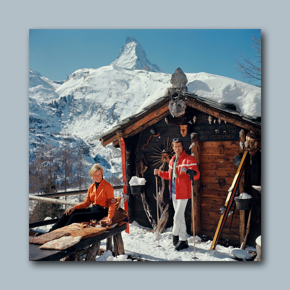 Wandbild Acrylglas Slim Aarons - Chalet Costi von Getty Images