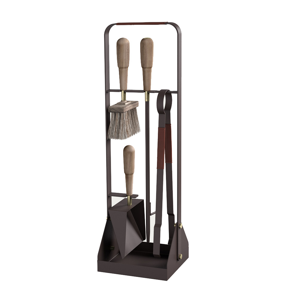 Kaminbesteck Set EMMA - havane