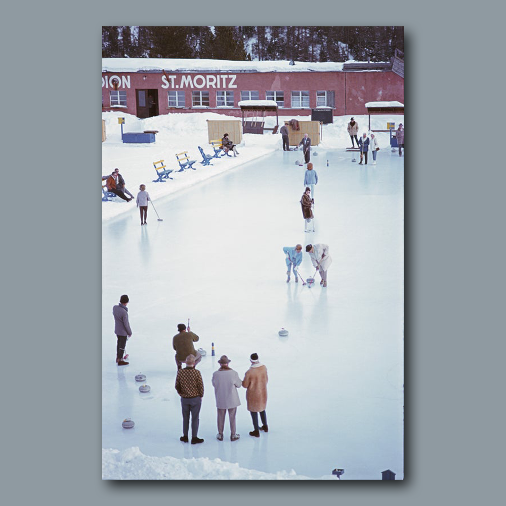 Slim Aarons - Curling at St.Moritz