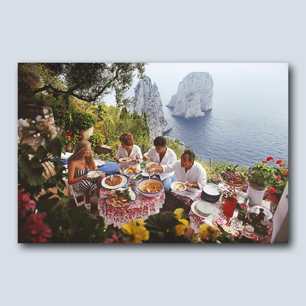 Slim Aarons - Dining al Fresco