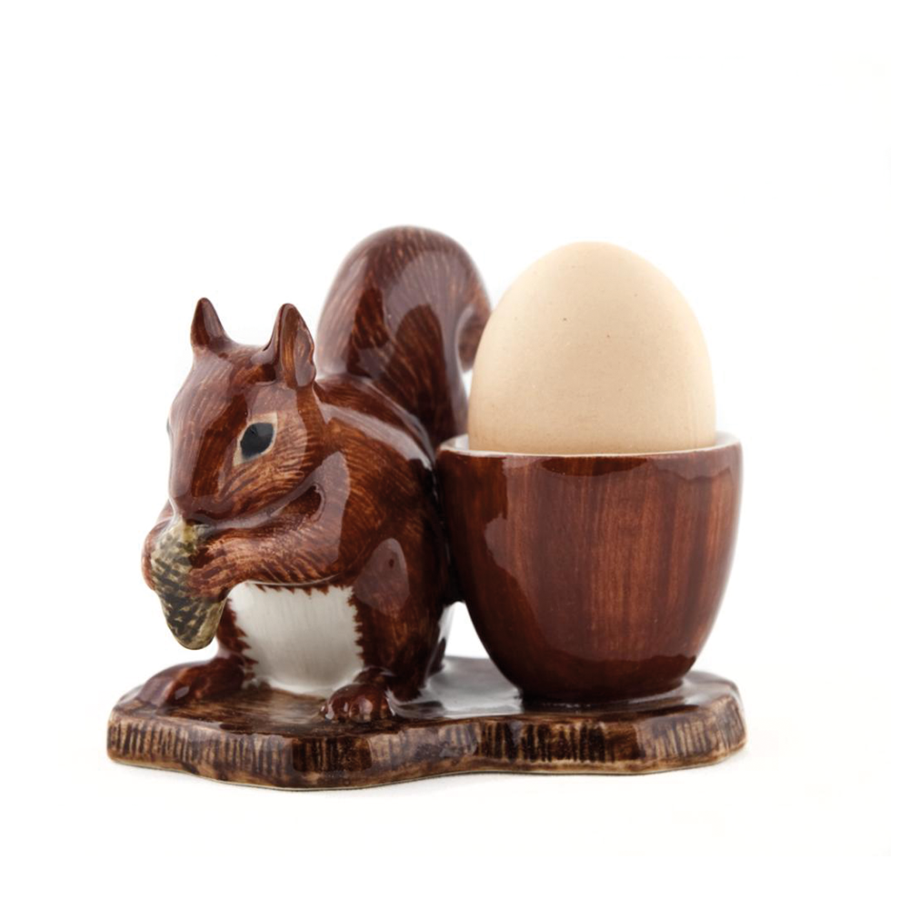 Ceramic egg cup - squirrel