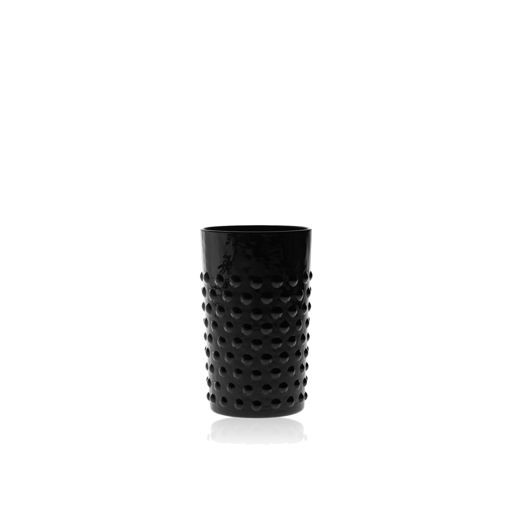 Wasserglas HOBNAIL - black