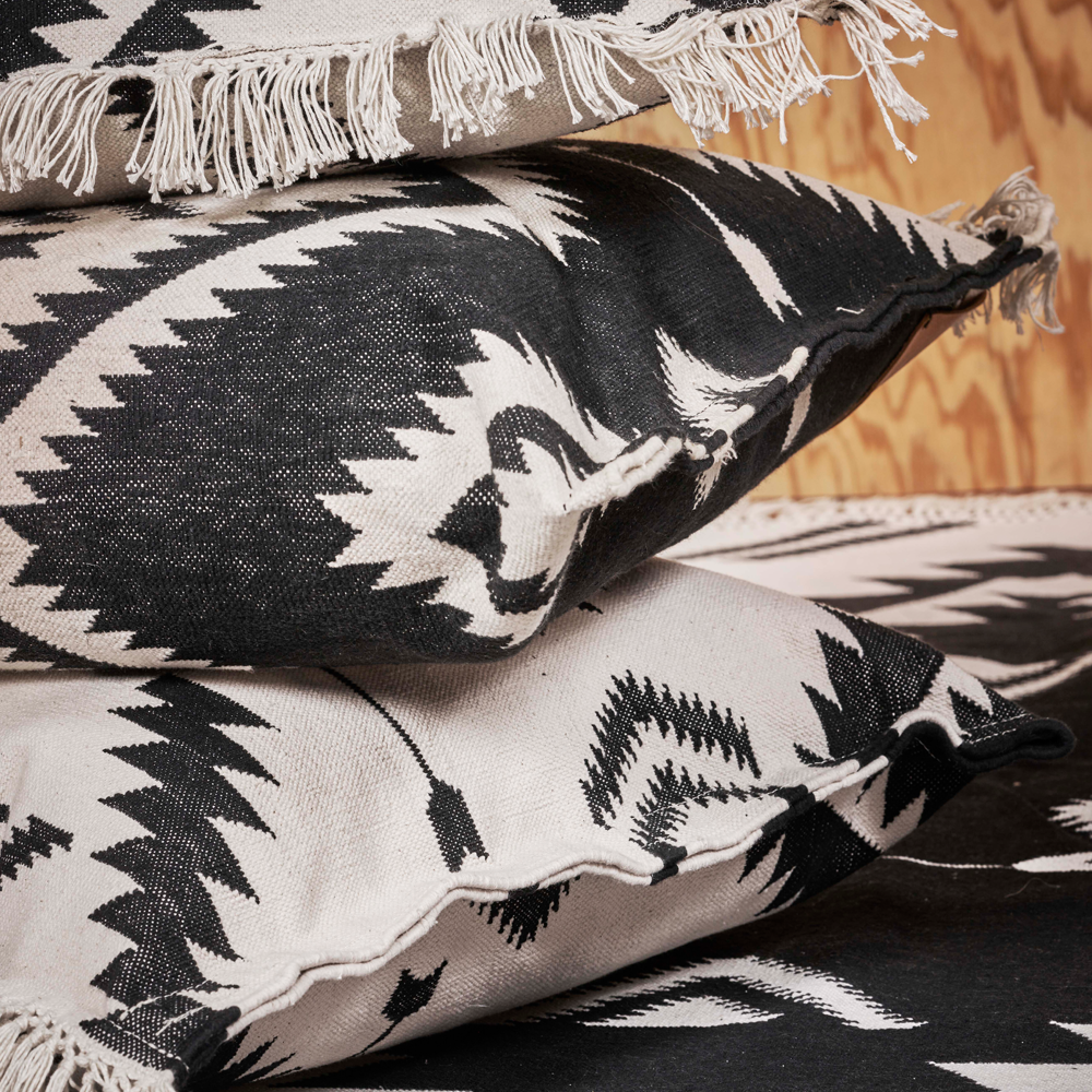 Teppich NAVAJO - black&white