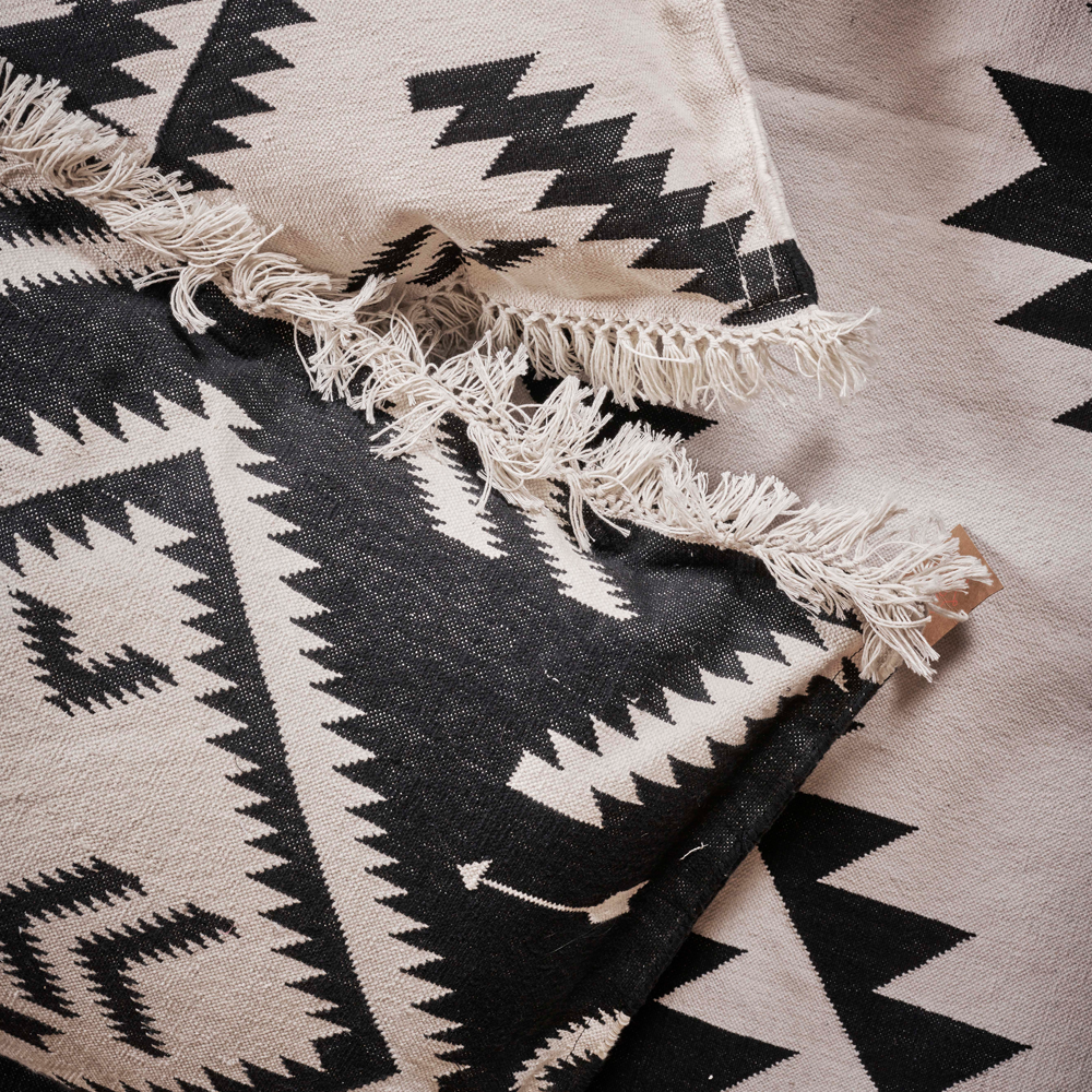 Kissen NAVAJO - black&amp;white