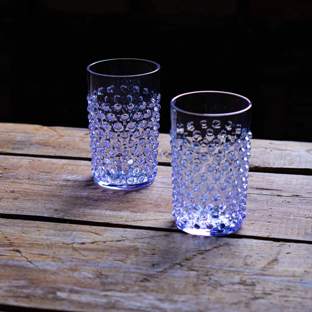 Wasserglas HOBNAIL - lilac
