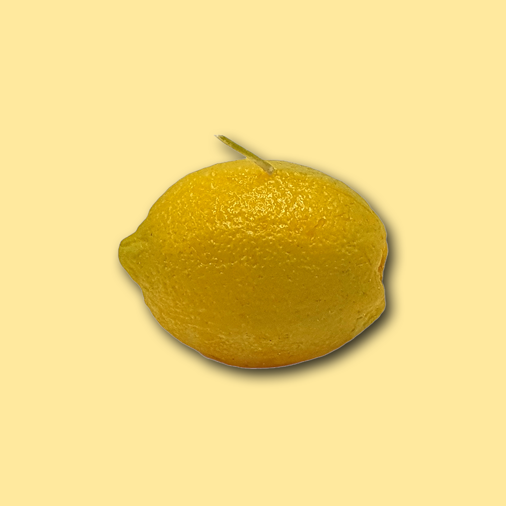 Candle fruit - lemon, mini