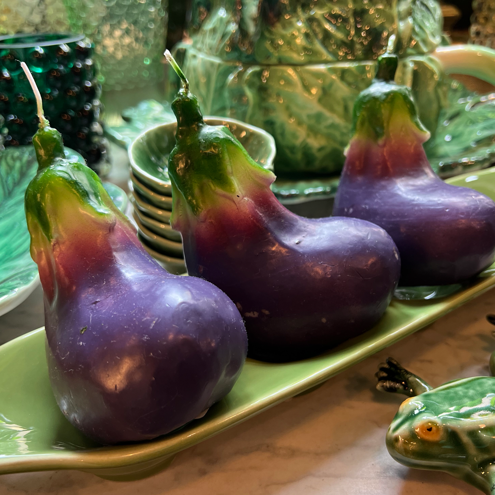 Candle vegetable - eggplant