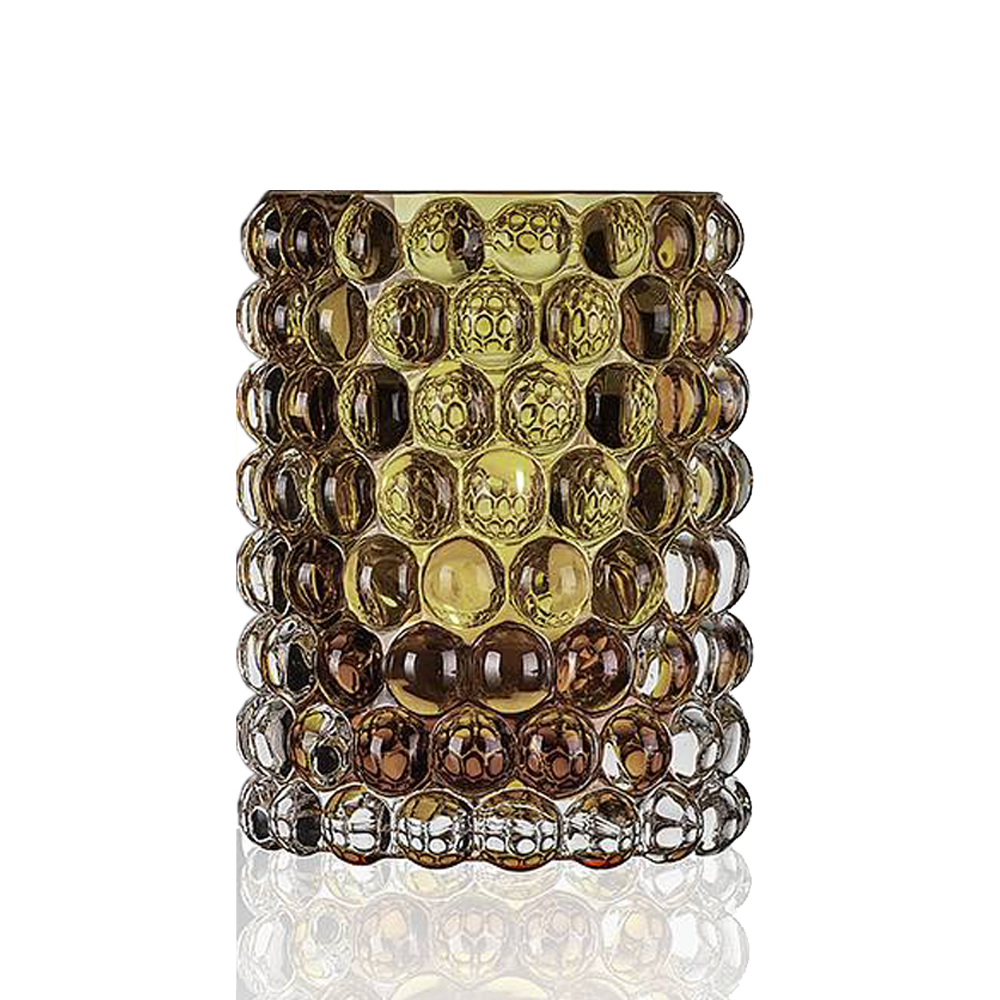 Windlicht Vase HURRICANE BOULE large - olive