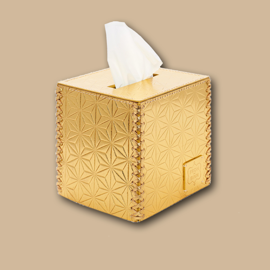 Goldene Papiertuchbox
