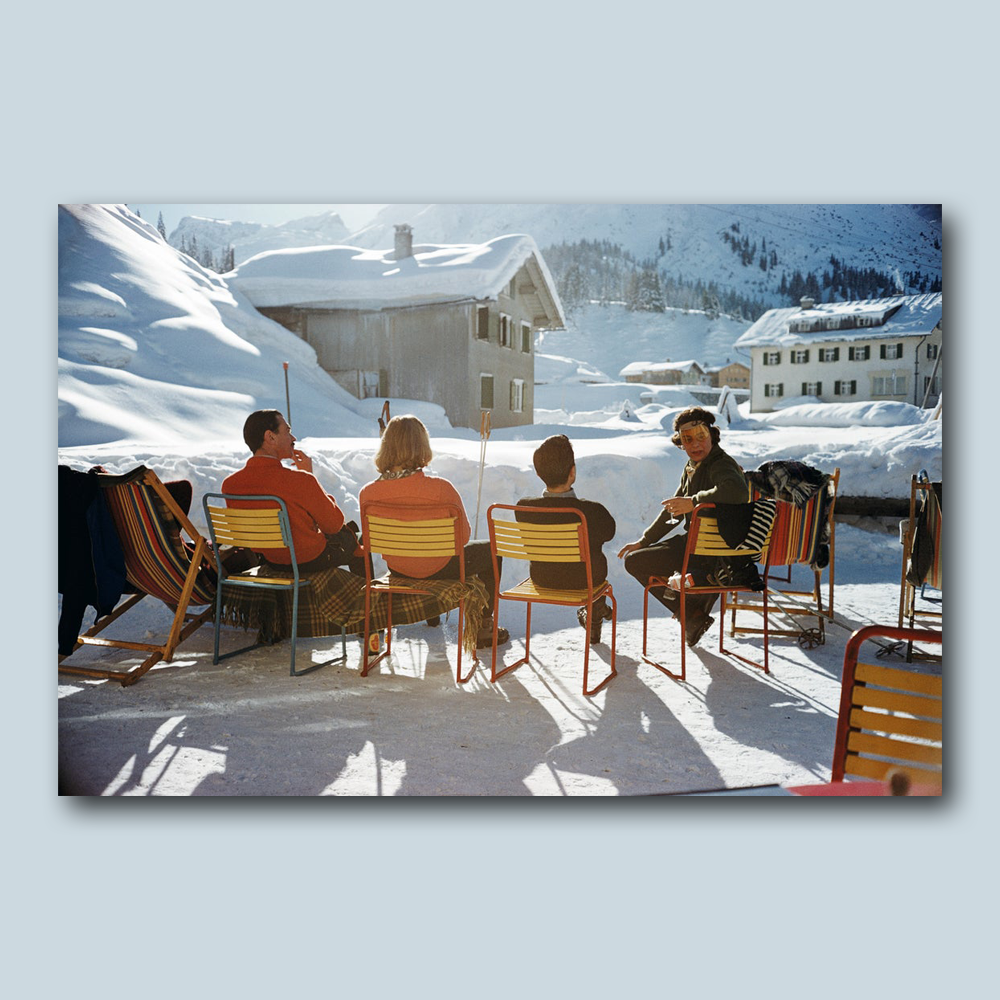 Slim Aarons - Relaxing in Lech