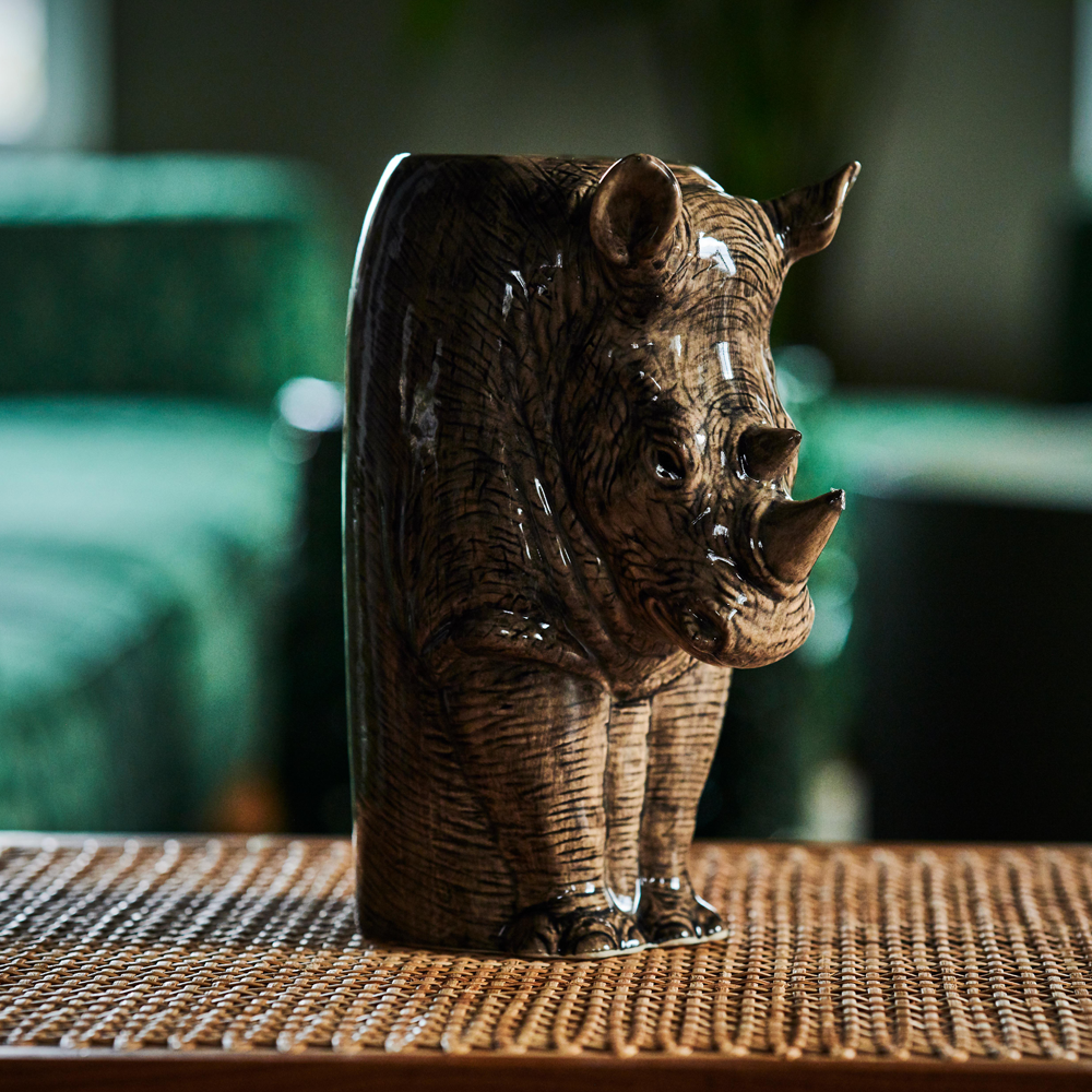 Rhino Blumen Vase