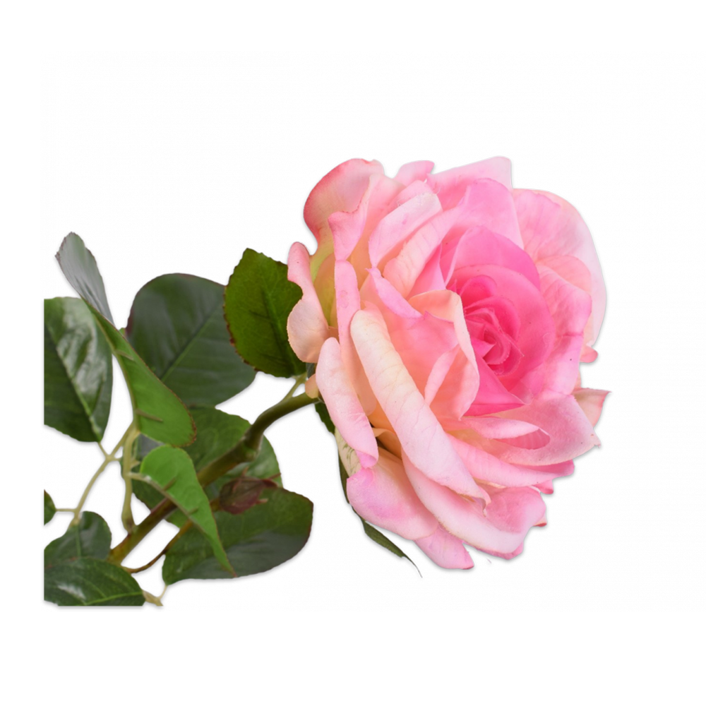 FROHSINN Rose - Stiel Kunstblume pink -