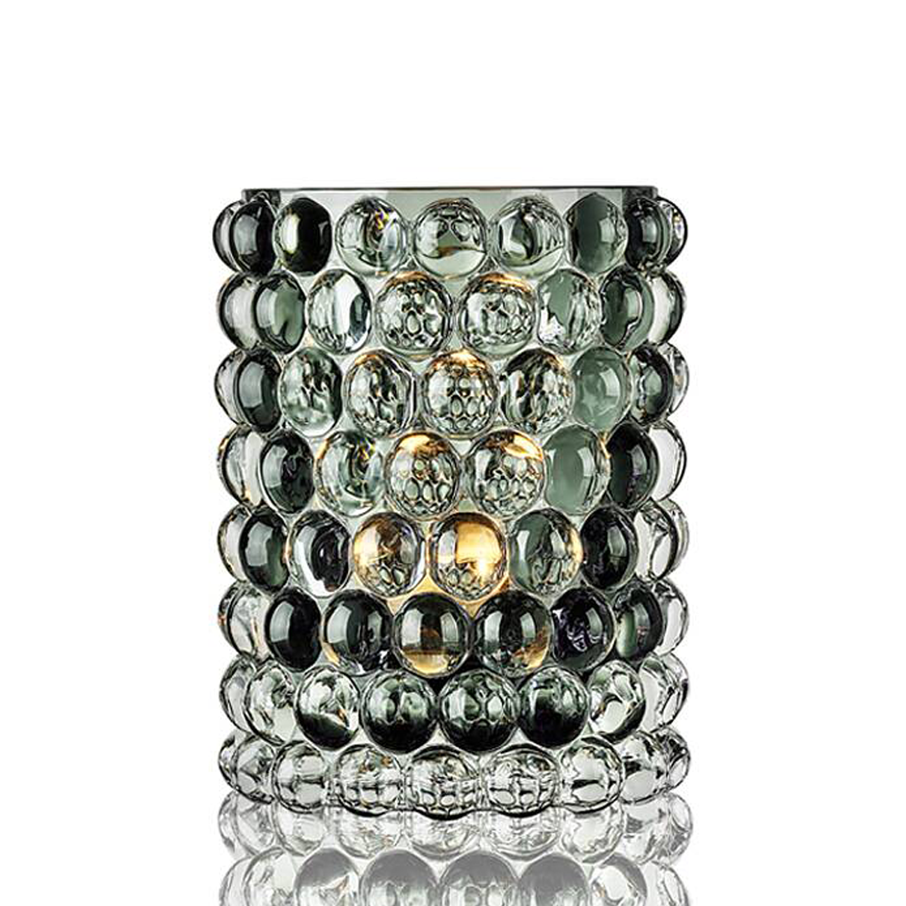 Windlicht Vase HURRICANE BOULE large - sage