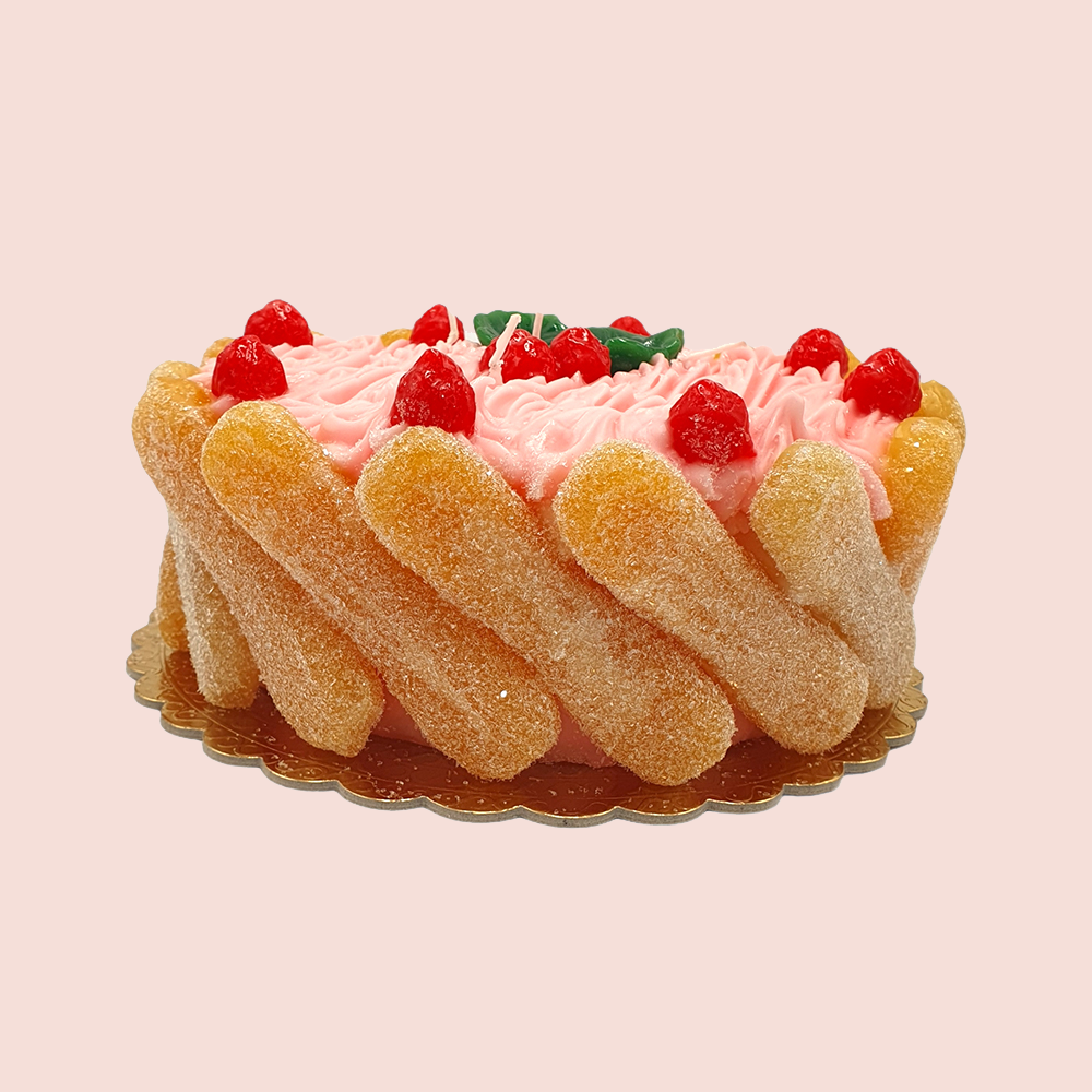 Candle cake - biscuit cake
