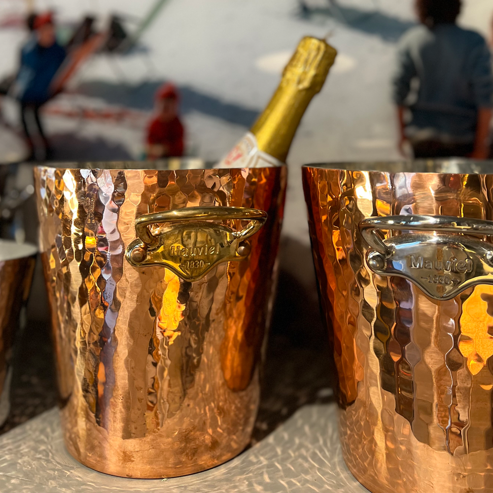 Champagne cooler M30 - copper / silver
