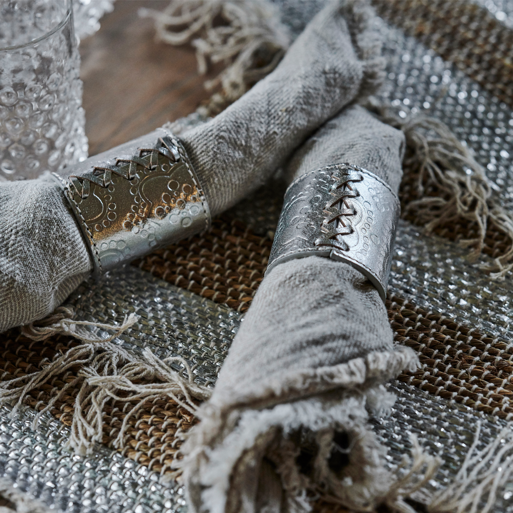 Tischset aus Seegras - silver