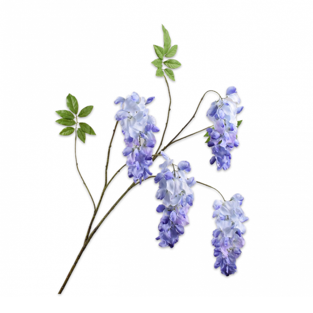 Kunstblume Glyzinien Zweig - blau