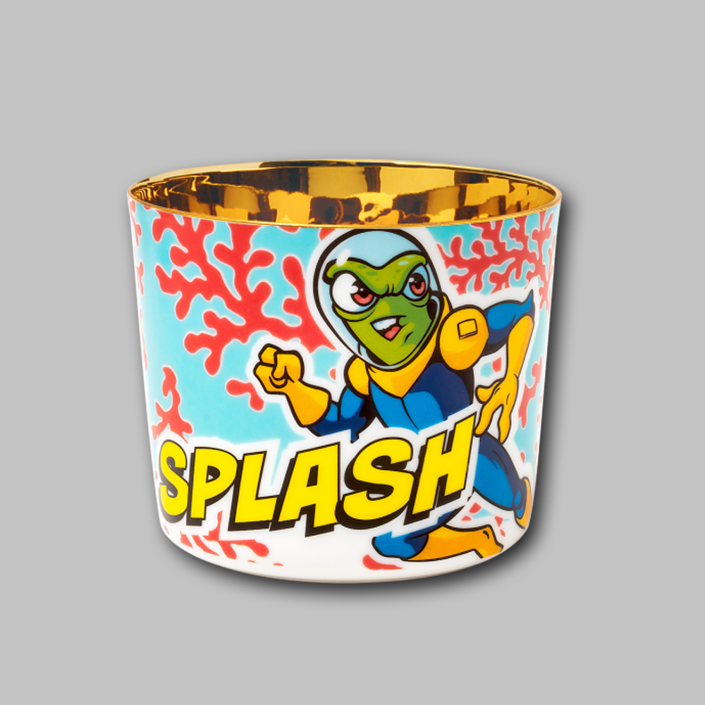 Champagne cup SIP OF GOLD Comic - Captain Coral
