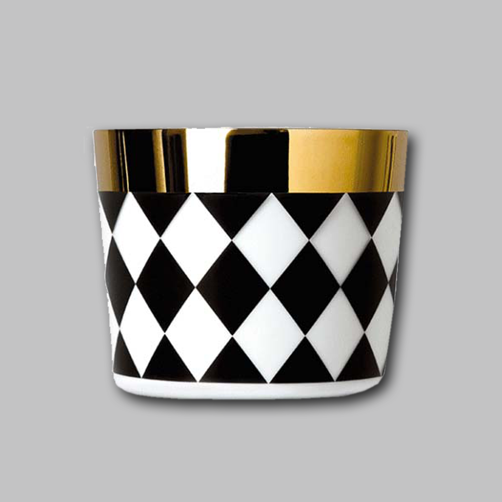 Champagne cup SIP OF GOLD Black and White - Check